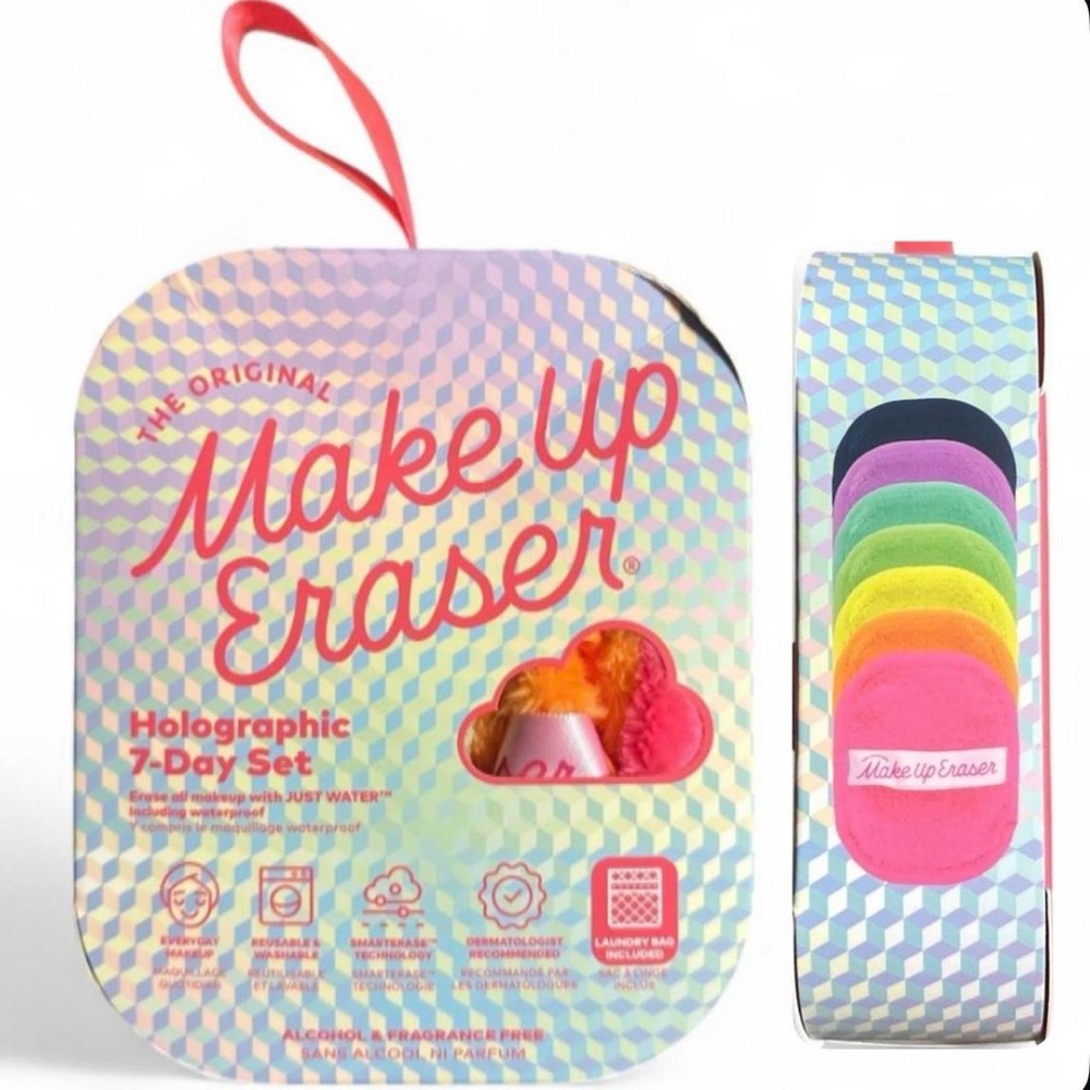 MakeUp Eraser Holographic 7-Day Set - Vibrant Collection
